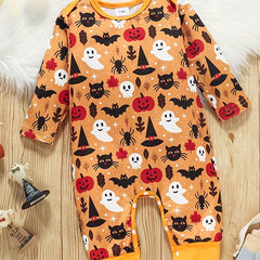 Halloween Party Bodysuit Romper For Baby Girls& Boys