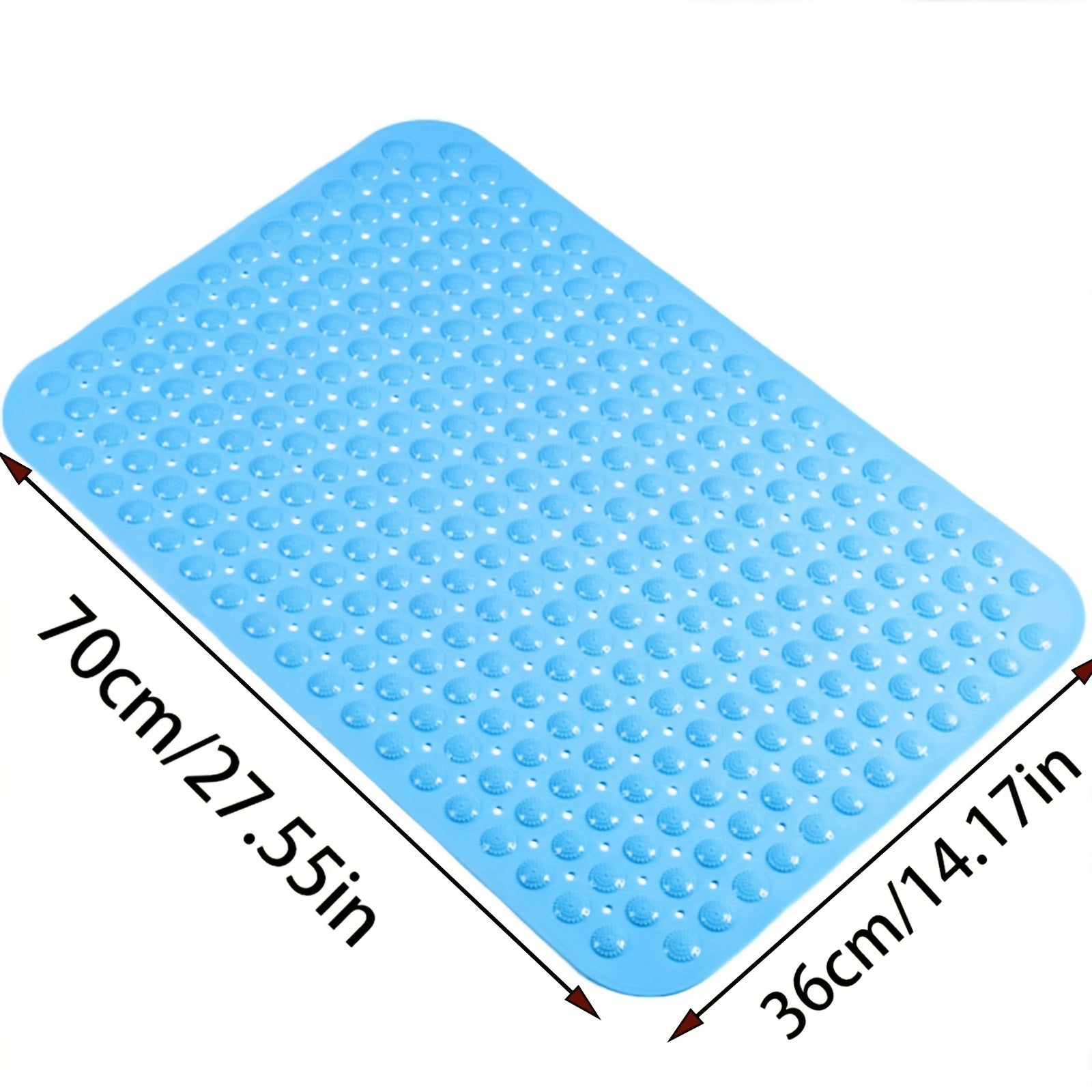 30 Non Slip Bath Tub & Shower Mat for Elderly & Kids Bathrooms