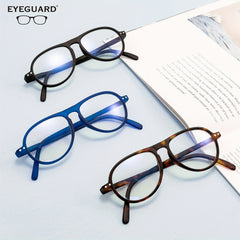 EYEGUARD 2 Pack Reading Glasses Lightweight Light Blocking Readers