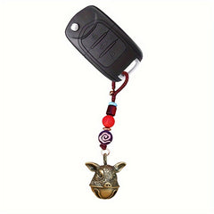 Retro Animal Pig Head Turtle Shell Gourd Dragon Head Keychain Pendant