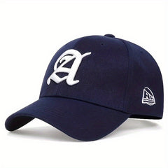 Men's Gothic A Letter Baseball Cap Adjustable Hat