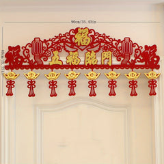 Dragon Year Door Curtain Banner Spring Decoration
