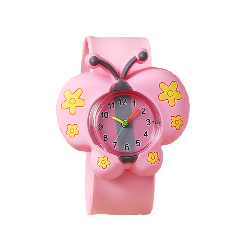 Girls Cartoon Rubber Quartz Watch Children Gift