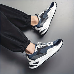 Men's Chunky Lace-up Sneakers Comfortable Breathable Shoes