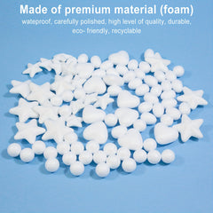 30pcs 0.8inch Foam Craft Balls for Arts & Ornaments Polystyrene Round Balls