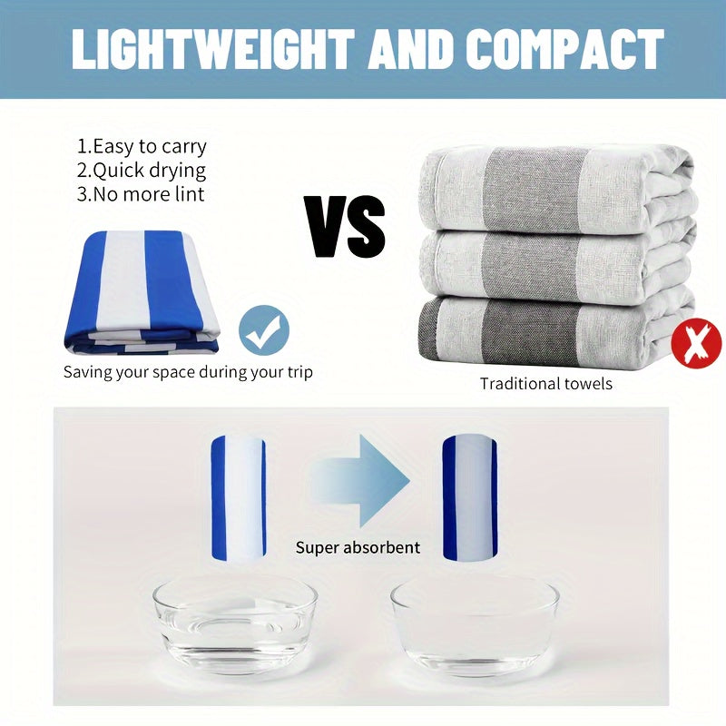 Soft Microfiber Towel for Camping Sports Fitness Travel
