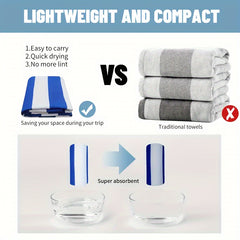 Soft Microfiber Towel for Camping Sports Fitness Travel