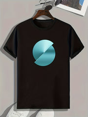 Artistic Pattern Print Men's Graphic T-Shirt for Summer