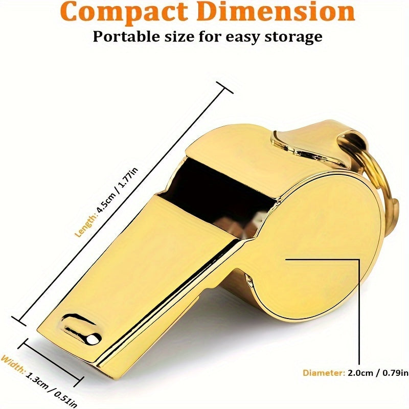 High Metal Whistle Outdoor Survival Whistle Stainless Steel