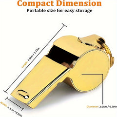 High Metal Whistle Outdoor Survival Whistle Stainless Steel
