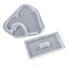 Large Heart Display Resin Mold DIY Personalized Photo Heart Shape Silicone Mold