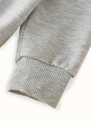 Mother Print Sweatshirt Boy's Casual Graphic Crew Neck Pullover