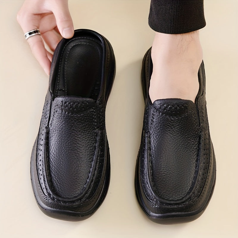 Men's Closed Toe Wear resistant Non Slip Slippers For Indoor & Outdoor