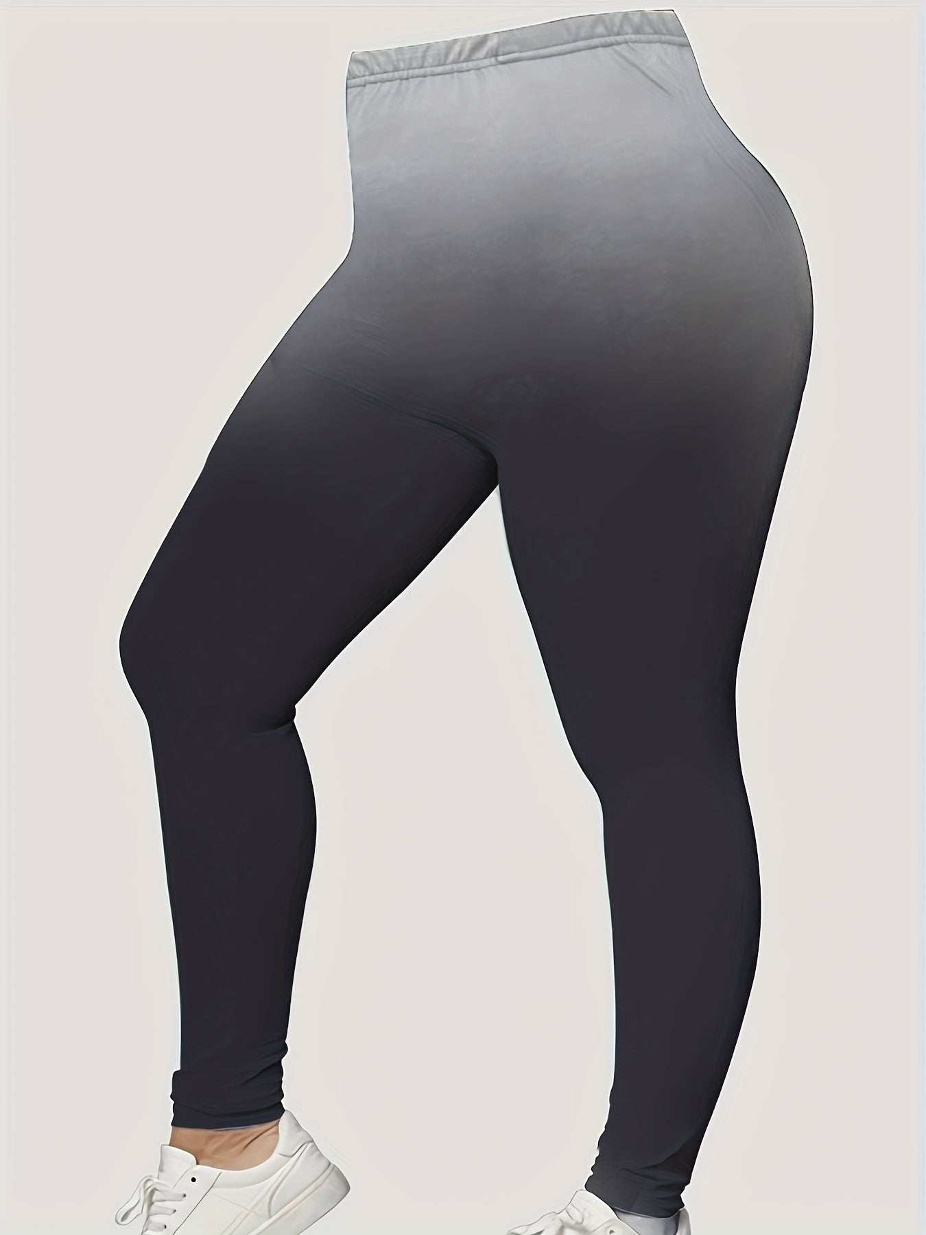 Ombre Print Long Sleeve Tee & Leggings Set