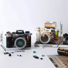 Camera Building Blocks Set Retro Style Collection Art Suitabl