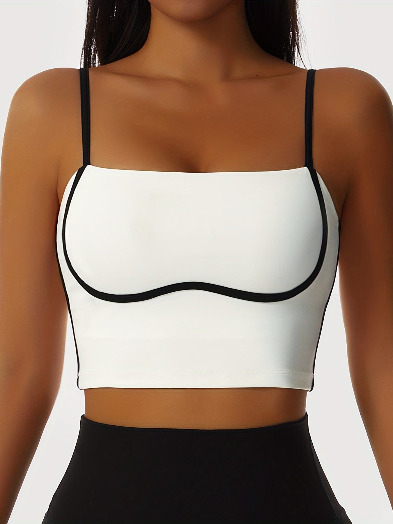 Colorblock Cami Top Slim Fit Women's Lingerie