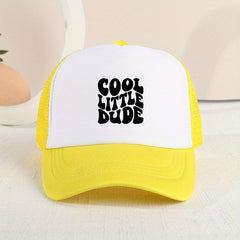 LITTLE DUDE Mesh Stitching Cap Sun Protection Comfortable