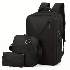 Men's Outdoor Sports Travel Backpack Set