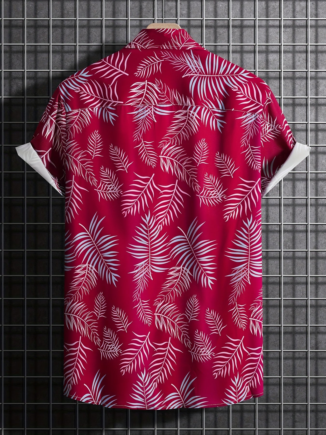 Tropical Leaf Hawaiian Shirt - Summer Vacation Resort
