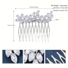 Rhinestone Hair Comb Accessories Bridal Insert Comb