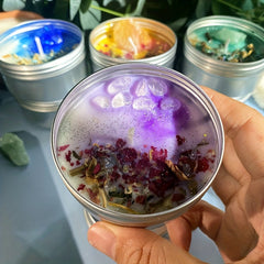 Dried Flower Scented Candle Unique Soy Candle Christmas Birthday Gift