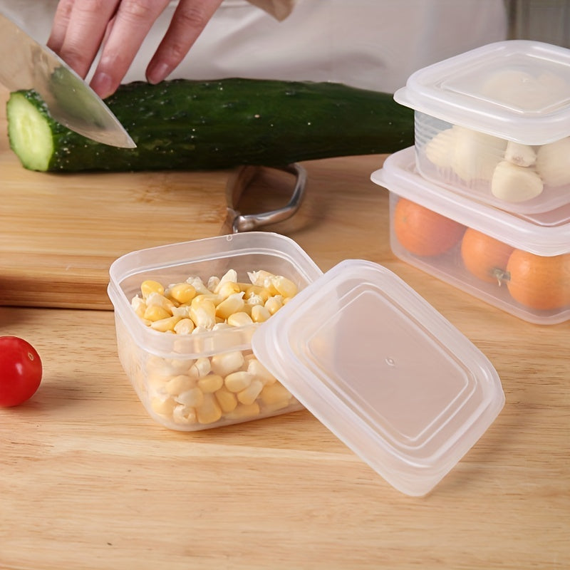 3pcs Plastic Refrigerator Storage Box Set with Lid