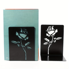 Rose Bookshelf Desktop Bookstand Light Office Student Desktop Book Stationery
