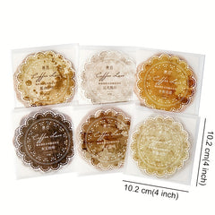 Vintage Lace Scrapbooking Supplies Flower Frame Paper DIY Junk Jou