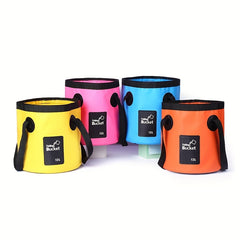 5 Gallon Folding Bucket Portable Water Storage Container Camping Fishing Travel