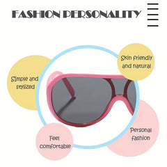 Kids Large Frame Sunglasses for Sun Protection