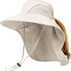 Wide Brim Mesh Bucket Hat Sun Visor Hats Oversize Camping Outdoor Fisherman Cap