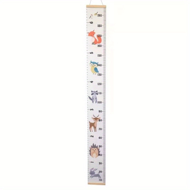 Pink Block Height Growth Chart Ruler for Kids Bedroom Nursery Wall Decor