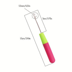 1pc Braid Hair Crochet Hook with Tongue Wig Braiding Tool