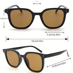 Square Frame Sunglasses Classic Cat Eye Wrap Around UV400