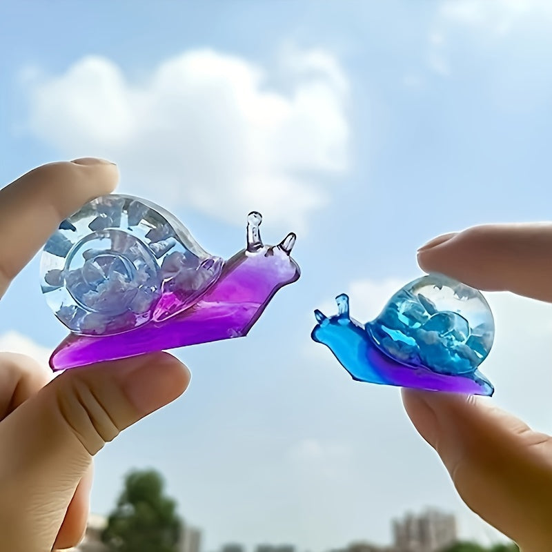 3D Snail Silicone Mold for Desktop Ornament, Valentine Anniversary Decoration