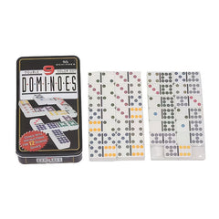 Double Nine Dominoes Set In Storage Tin - Fun Family Board Game