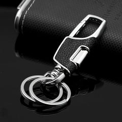 Car Keychain Hanger Double Ring Metal Keychain Keyring for Camping Hiking