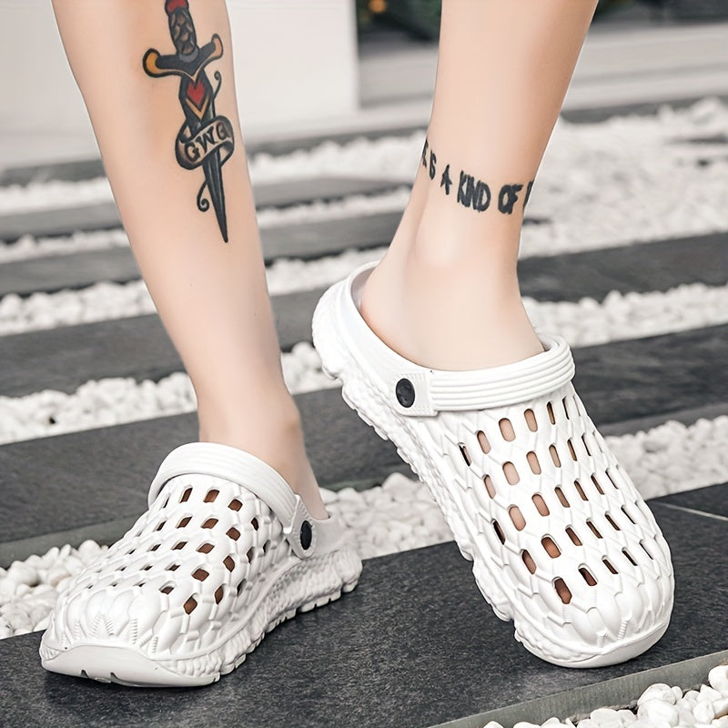 Men's Closed Toe Clogs Water Shoes Soft Sole Sandals