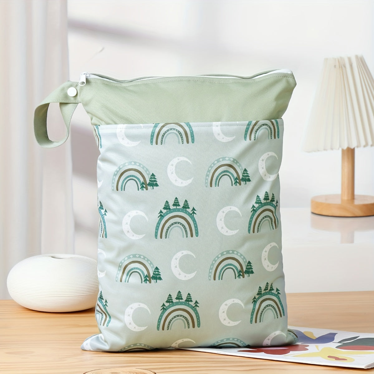 Large Capacity Diaper Bag Wet Dry Bag for Travel Swimsuits Gym Clothes