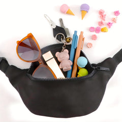 Waterproof Canvas Waist Bag Fanny Pack For Girls Boys Mobile Phone Pouch