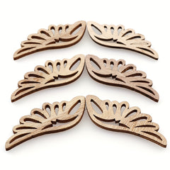 40pcs Wooden Wings for Crafts & Accessories