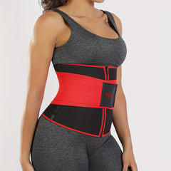 Adjustable Slimming Sweat Belt Waist Trainer Band Support Zipper Men Women