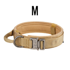 Adjustable Military Dog Collar for Large Dogs