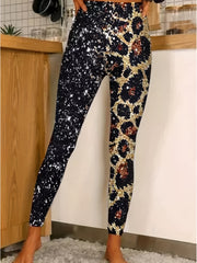 Leopard Print High Stretch Leggings