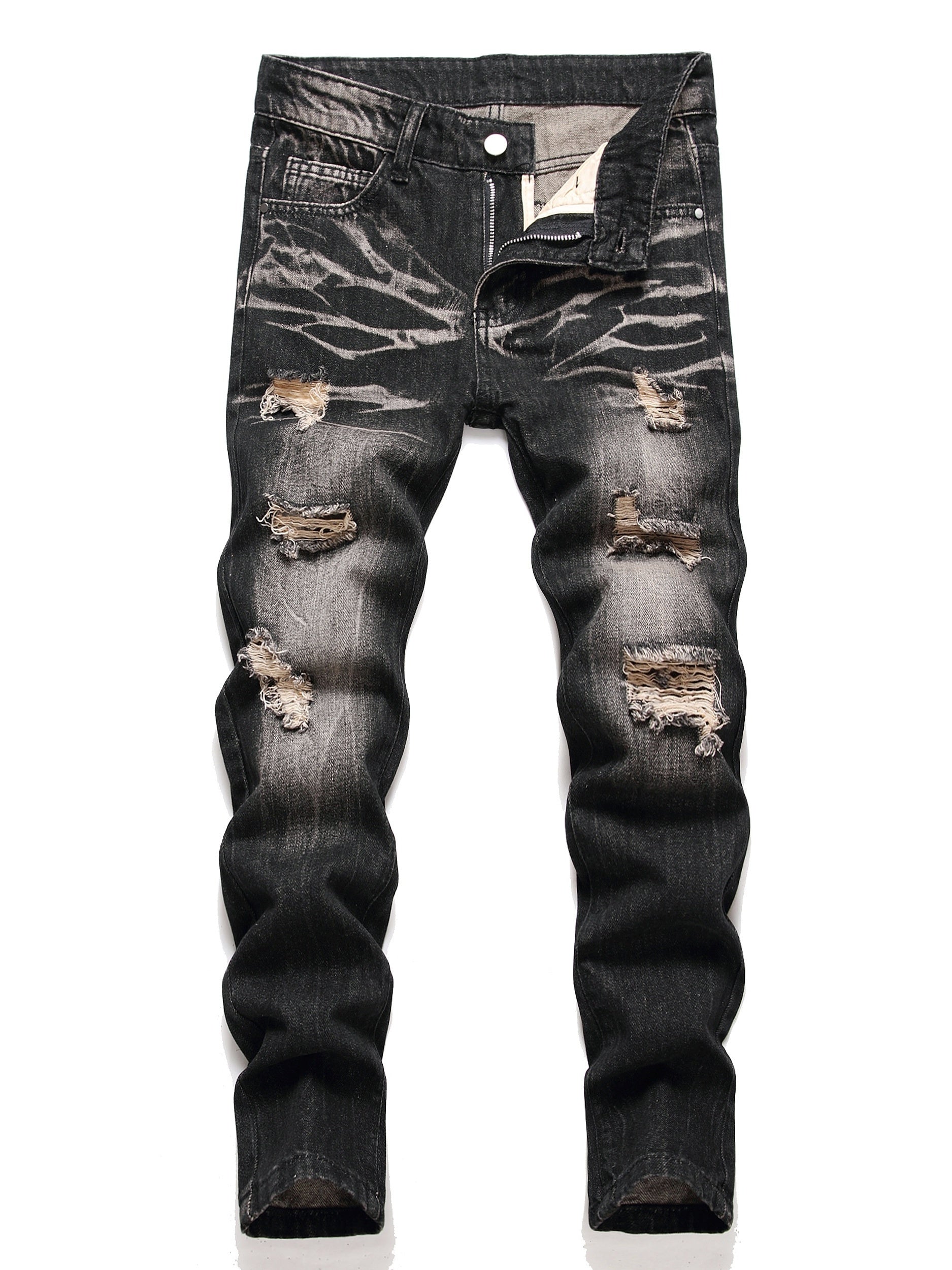 Boys Ripped Jeans Denim Pants for Spring/Autumn Kids Clothes