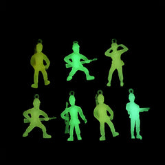 10 Glowing Parachute Figures for Nighttime Games