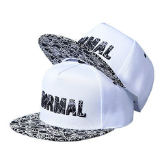 Men's Embroidered Hip Hop Flat Brim Hat