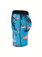 3pcs Men's High Stretch Boxer Briefs Breathable Shorts