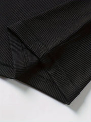 Ribbed Round Neck Tank Dress
