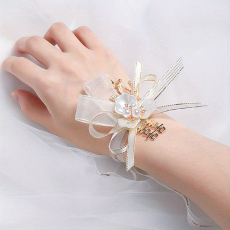Bride Bridesmaid Wrist Flower Sisterhood Corsage